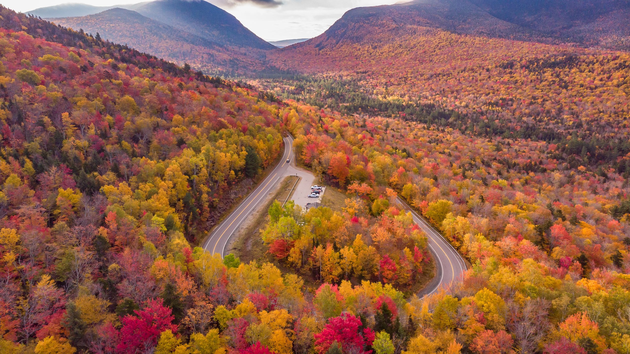 FALL Road Trip in New Hampshire’s White Mountains! 🍁 Flume
